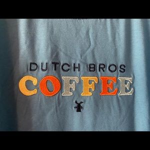 Blue Dutch Bros shirt